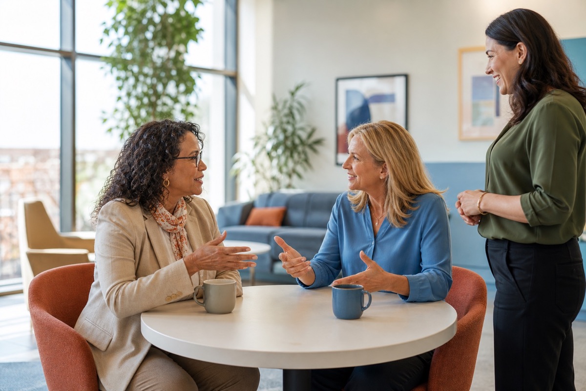 Nonprofit leaders having a clear project-scope conversation